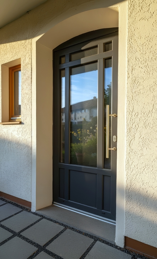 Остекленная дверь