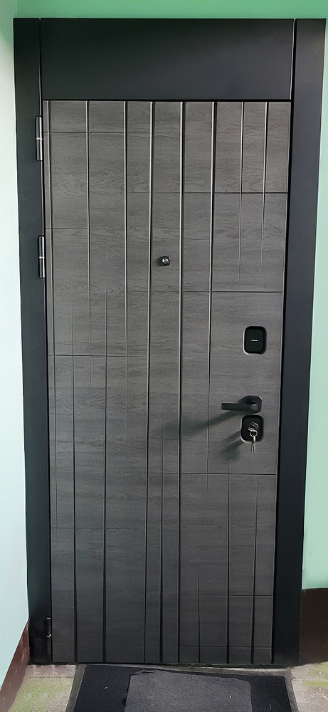 Стальная дверь с верхней вставкой Стальная дверь с верхней вставкой